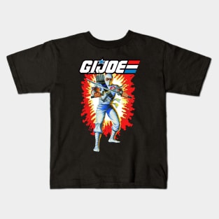 80s toys: Storm Shadow GI Joe toy art card Kids T-Shirt